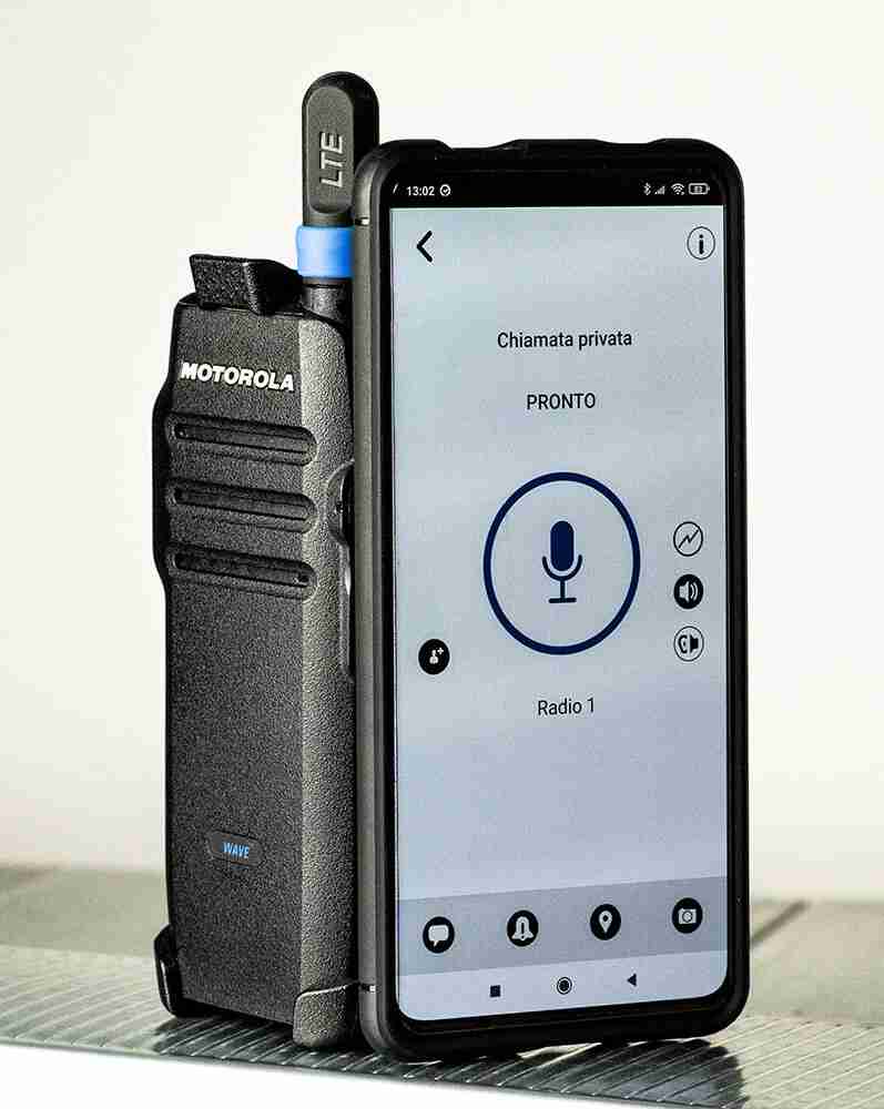 Motorola TLK100, noleggio di walkie talkie